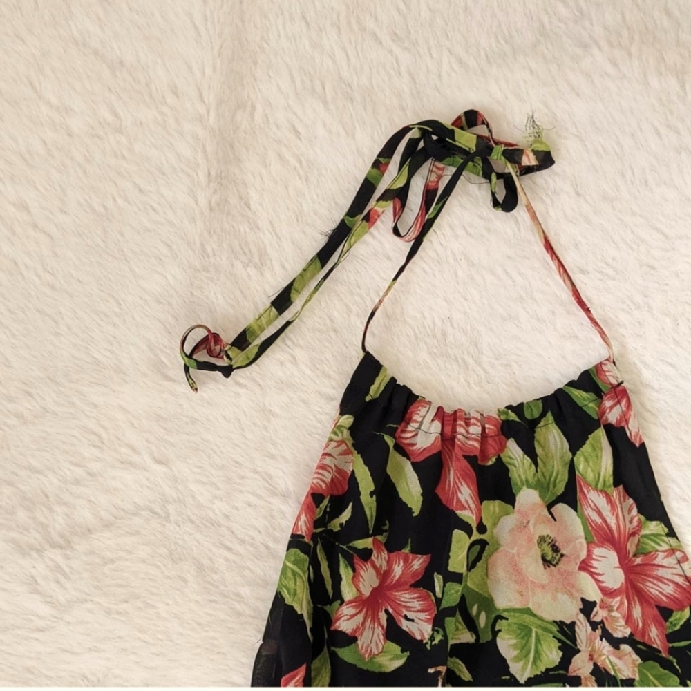 Hawaiian Print Romper